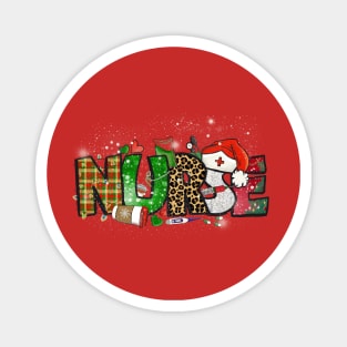 Nurse Christmas Design Magnet